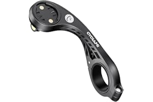CYCLAMI Soporte Frontal para computadora de Bicicleta Compatible con Garmin Edge GPS Bike Computer,para iGPSPORT, XOSS, CooSpo GPS, Soporte para computadora de Bicicleta para Bicicleta de Carretera MTB