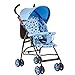 Produktbild My-Wagen Kinderwagen Leichter Faltbarer Baby Regenschirm BB Auto Vier Rädern Kind Warenkorb Regenschirm Auto (Farbe : Blau)