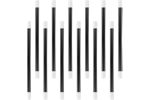 TANCUDER 12 Stück Magischer Zauberstab Trick Party Zauberstab Kunststoff Zauberstab für Themenparty, Zauberer und Magier 24,5cm/9.6Zoll (Weiß und Schwarz)