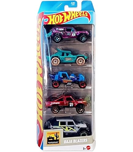 Hot Wheels Car 2025 HW Retro Racers Pack of 5 (EL Segundo Coupe