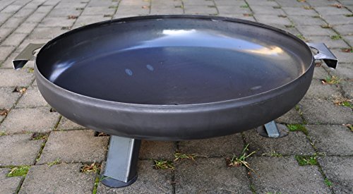Feuerschale Ø 80 cm FEUERKORB PFLANZSCHALE GARTEN KLÖPPERBODEN - 2