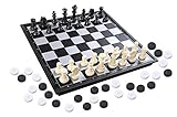 Azerus Standard Line: Klassisches 3-In-1-Spielset - Schach /...