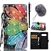 Produktbild Samsung Galaxy Note 8 Briesftasche Hülle,Vandot Leder Tasche Traumfänger Flip Case Schutzhülle mit Standfunktion und Magnetverschluss für Samsung Galaxy Note 8 Bookstyle Flip Wallet Cover Handyhülle Kartenfach Mappen Karten Slot Trageschlaufe Abdeckung für Samsung Galaxy Note 8 3 in1 Zubehör Set Handy Klapphülle Brieftasche + Griffel Stylus Touch Pen + Pompom Sonnenblume Bunt Handytasche
