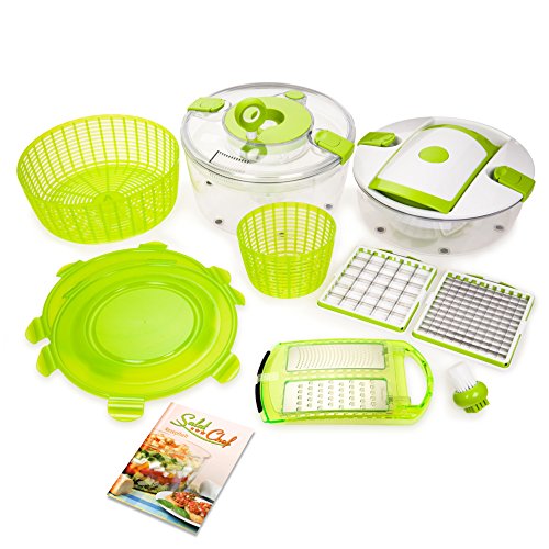 Genius 26075 Salat Chef 12-teilig, kiwi