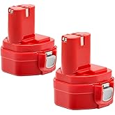 2x Ni-MH Akku 4800mAh Für Makita 12V - Kompatibel Mit PA12, 1220, 1234 & Mehr