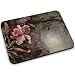 Produktbild Martin Johnson Heade - Orchids Passion Flowers And Hummingbirds, Designer Mousepad Unterlage Mauspad Maus-Pad Stark Anti Rutsch Unterseite für Optimalen Halt mit Lebhaftes Motiv Kompatibel mit Apple Magic Maus. Ideal für Gamer und für Grafikdesigner