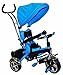 Kyootsi Smart Trike Baby Tricycle 4 in 1 Kids Bike with Round Canopy Hood from Very Bazaar (Blue)