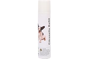 WWVVPET Collar de Entrenamiento para Perros en Aerosol de citronela, Control de Corteza y Entrenamiento Remoto, Spray humanizado y Seguro para wvvpet y poiiopy y Todas Las demás Marcas, 1 latas