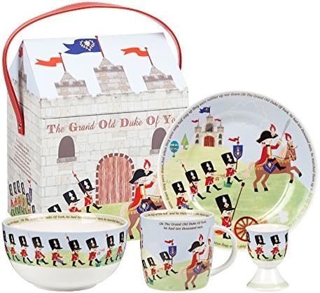 Little Rhymes 4-Piece "Grand Old Duke of York" Breakfast Set, Multi-Colour