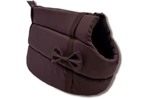 Odolplusz Elegante Hundetasche für Hunde/Katzen, Waschbar - Kleine/Mittlere/Mittelgroße, XS, S, L, M/Hundetragetasche Katzentasche Tragetasche Transporttasche (braun)