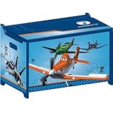 Disney Planes Toy Box Flugzeug Spielzeugkiste aus Holz Truhe für Spielzeug Kiste NEU