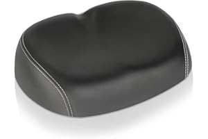 MAGT Fahrradsattel, Soft Comfortable PU Leder Fahrradsitz Erweitern Sie das atmungsaktive Damping Bike Kissen für Mountain Re