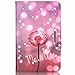 Produktbild Samsung Galaxy Tab E 9.6" SM-T560 / SM-T561 Hülle, Grandoin Retro Leder Foliant Buch-Stil-Art-stehender stoßabfangende Hülle, ausgezeichnete Qualität hübsche bunte elegante Muster-erstklassiges PU-Verschluss Design exakte vollkommend schützende Schnapphülle, passend für Tab E 9.6" SM-T560 / SM-T561 mit Ständer-Funktion