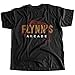 Produktbild 9050 Flynn's Arcade Herren T-Shirt Tron Encom Flynns Space Paranoids Sci-Fi(X-Large,Black)