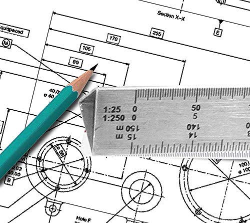 Dream Xplore® Stainless Steel Triangle Scale Ruler 30 cm/12-inch Architectural Scale Ruler, Scale Ruler for Blueprint, Triangle Scale, Drafting Ruler, Architecture Ruler RS.249 (69.00% Off) - Amazon Dream Xplore® Stainless Steel Triangle Scale Ruler 30 cm/12-inch Architectural Scale Ruler, Scale Ruler for Blueprint, Triangle Scale, Drafting Ruler, Architecture Ruler RS.249 (69.00% Off) - Amazon