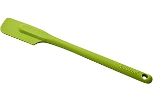 MASTRAD - Demi-Spatule - Maryse - Pâtisserie Desserts Nappage - Unibloc - En Silicone - Ne Raye Pas Les Casseroles - Vert