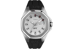 Timex Męski zegarek analogowy z silikonowym paskiem UFC Pro