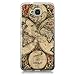 Price comparison product image CASEiLike BQ U2/U2 Lite case, World Map Vintage 4607 Pattern TPU Case Bumper Snap-on Back Cover for BQ Aquaris U2/U2 Lite