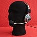 Foam Model Head, FEITONG Male Styrofoam Foam Flocking Head Model Wig Glasses Display Stand Black (1Pc, black)