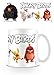 Produktbild empireposter - Angry Birds - Line Up - Größe (cm), ca. Ø8,5 H9,5 - Lizenz Tassen, NEU - Beschreibung: - Keramik Tasse, weiß, bedruckt, Fassungsvermögen 320 ml, offiziell lizenziert, spülmaschinen- und mikrowellenfest -