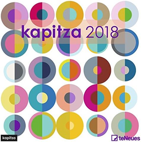 2018 Kapitza Calender - teNeues Grid Calendar- Art Calender - 30 x 30 cm