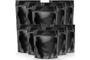 NIPORO Terploc Grove Bags ohne Sichtfenster Einschweiß- und Zipbeutel mit Feuchtigkeitskontrolle Weed Humidor Beutel mit relativer Luftfeuchtigkeit zwischen 58 und 62% (30 Gramm, 10, stück)