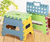 F-Eshion 1pc * kleine tragbare Kunststoff Klappstuhl * zufällige Farbe