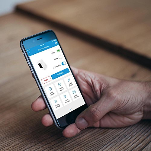 Ring Spotlight Cam Battery - HD Sicherheitskamera mit LED Licht, Sirene und Gegensprechfunktion, Batterie betrieben, w