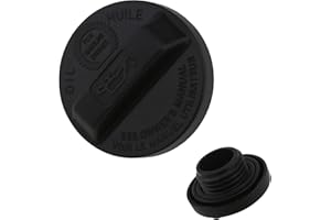 OTOTEC Engine Oil Filler Cap Tank Cover Compatible with Civic Fit CR-V Element Pilot Ridgeline Accord Odyssey Acura MDX RL TL RSX 15610-RAA-A01 Black ABS