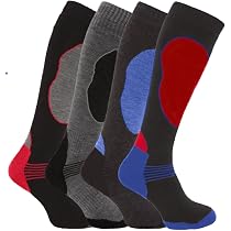 Lot De 10 Paires Chaussettes Montantes Hiver Pour Ski - Taille 43-45 - Vert - Neuf étiqueté