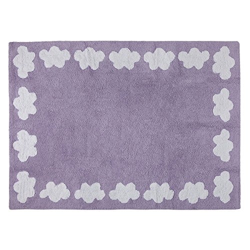 Lorena Canals Cenefa Nubes Washable Rug (Purple)