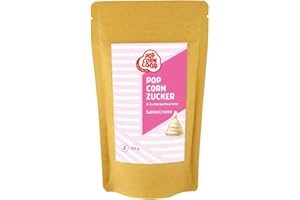 ‎POPCORNLOOP Popcornloop® Popcorn und Zuckerwatte Zucker SAHNE Aroma 500gr perfekt geeignet für Zuckerwatte und Popcorn zum zubereiten Zuhause Süßes Premium Zuckeraroma