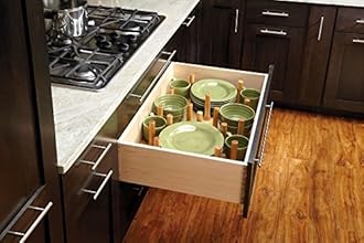 Rev-A-ShelfLarge 39 x 21 Wood Board System w/16 pegs, Brown, 39x21