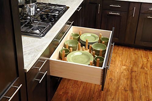 Rev-A-ShelfLarge 39 x 21 Wood Board System w/16 pegs, Brown, 39x21
