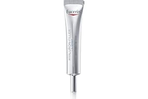 Eucerin Hyaluron-Filler Contorno de Ojos FPS 15 (15 ml), crema antiedad y antiarrugas, crema rellenadora de arrugas con Ácido Hialurónico y protección UVA FPS15 para todo tipo de pieles