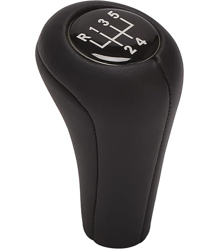 L&P Kit Soufflet Levier Vitesses + Frein à Main Cuir Véritable BMW Série 3 E46 - Noir