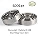 Produktbild 6001Z S6001 6001ZZ lager 304 Edelstahl Rillenlager Miniaturlagern Motoren 12x28x8mm ball bearing for motor 2-Pcs