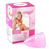 Menstrual Cups, 100% Safe Medical Grade Soft Smooth Silicone, Easy To Use, Pre Childbirth Size Menstrual Cup(1 pack)