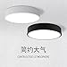 Produktbild Kreative Schwarzen Und Weißen Instrumentenbeleuchtung Nordischen Wohnzimmer Lampe Schlichte Leuchte Lampe Led Deckenleuchte Runden Die Schlafzimmer-Beleuchtung,Weiß 60Cm 48W Weiß