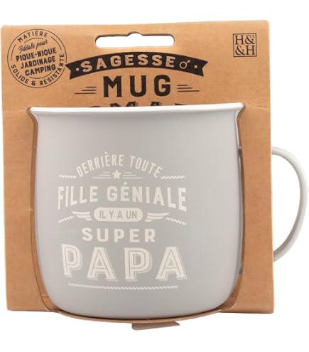 Mug Fête Des Pères - Papa Tu Es Le Meilleur Du Monde, Tasse Céramique Humoristique Idéale Pour Cadeau Papa