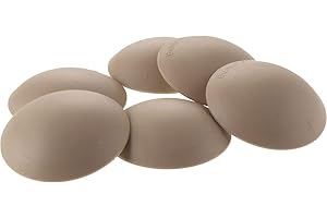 VASALAT SECOTEC Odbojnik do drzwi okrągły | samoprzylepne | 60 mm | beżowy | 6 sztuk