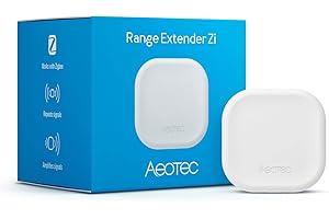 ‎AEOTEC Aeotec Range Extender Zi | Zigbee Repeater | Range Increase | Zigbee | Compatible with Homey, SmartThings, Home Assistant | AEOZZGA001