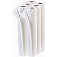 TPZ 40 Metres White Hygiene Coach Roll for Massage Table and Beauty Environment, Professional Use Paper Roll Individually Wrapped with Tear Off Perforation – 20” / 508mm wide - 40 Metres (6)