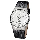 Regent Herren-Armbanduhr Analog, digital One Size, silberfarben, schwarz