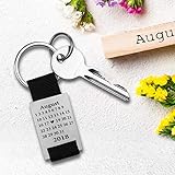 ✅ LIEBESGESCHENK: Halte einen besonderen Anlass auf diesem Schlüssel Band fest und überrasche den Freund oder die Freundin, den Partner oder die Partnerin zu einem romantischen Anlass wie Geburtstag, Hochzeit, Valentinstag, Weihnachten, Kennenlerntag oder Hochzeitstag.