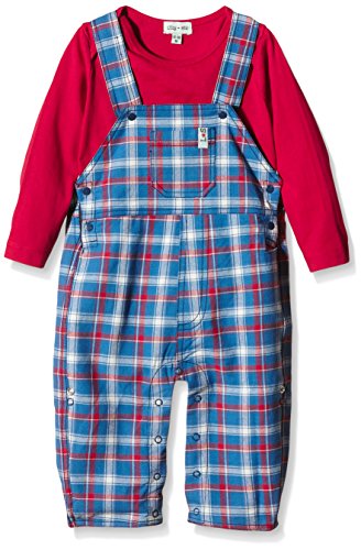 Lilly & Sid Baby-Boys 8 Ways To Wear Dungarees Set,Blue, 12-18 Months