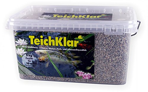 Teichklar 5kg Zeolith Teichreiniger Wasserklärer Teichwasser Aufklärer