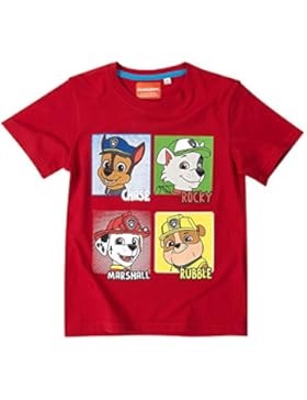 Paw Patrol Jungen T-Shirt - rot