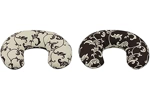 Velinda Cuscino Piccolo, per L'Allattamento, da Seduta, Gravidanza, poggiatesta (Motivo: Fantasia Florale Scuro - Fantasia Florale Chiaro)