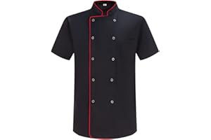 MISEMIYA - Chaqueta Cocinero Hombre - Chaqueta de Chef Hombre - Uniforme Hosteleria MZ-6821B